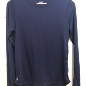 Girls extra large long sleeve navy T-shirt
